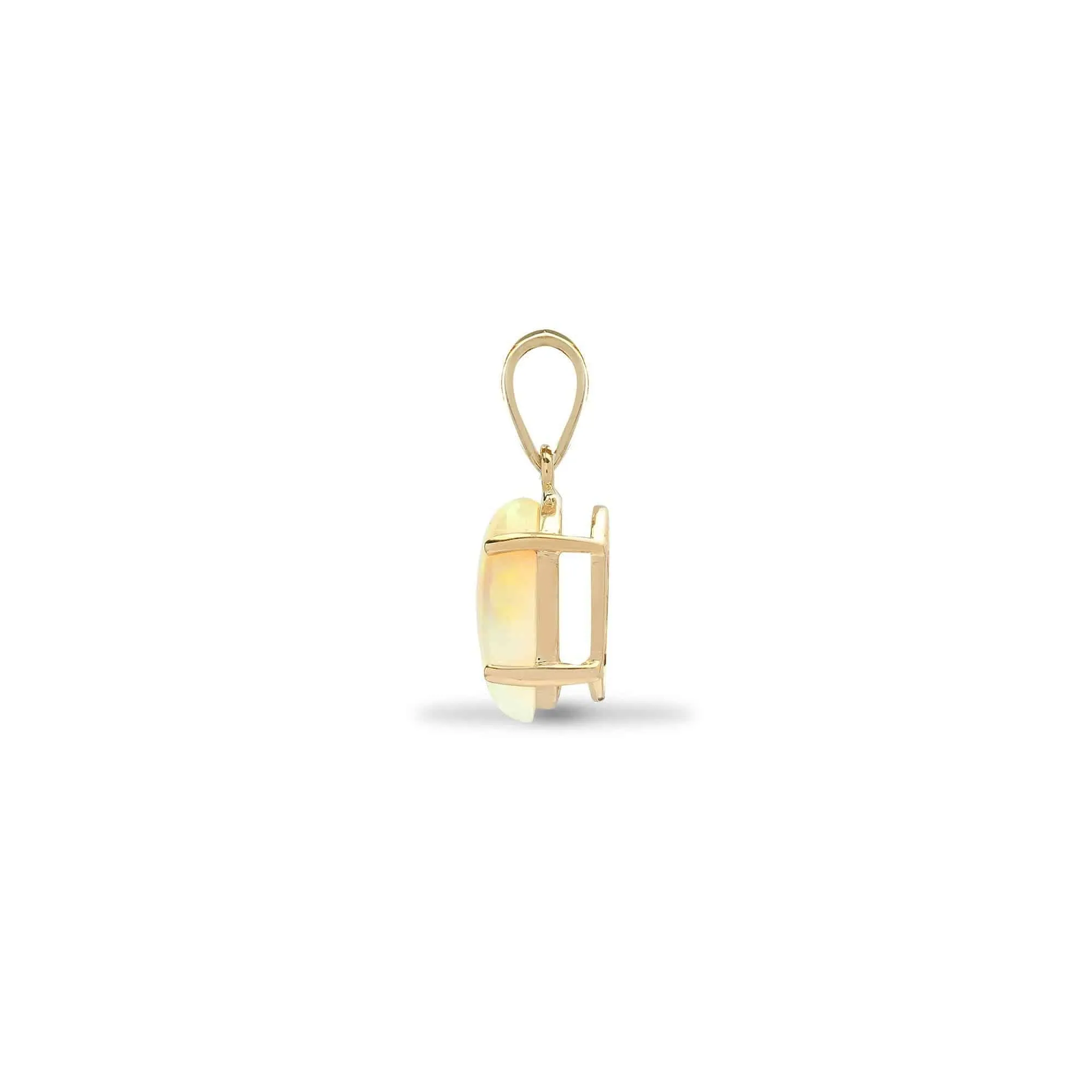 18ct Yellow Gold Opal Pendant
