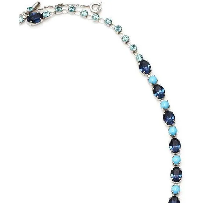 1950s Christian Dior Mitchel Maer Turquoise Blue Necklace
