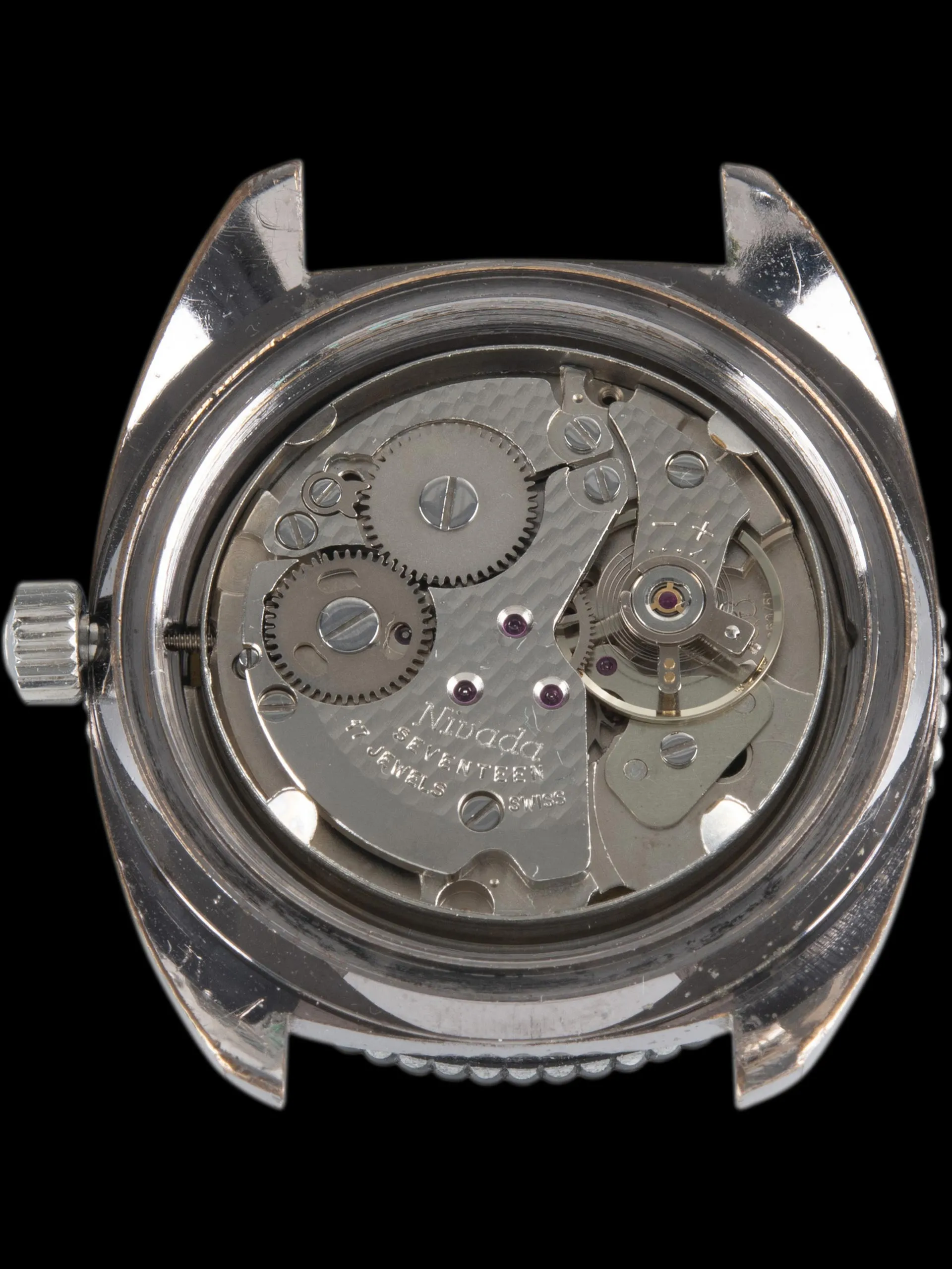 1970s Nivada Aquamar (Ref. 4517) Matte Blue Dial