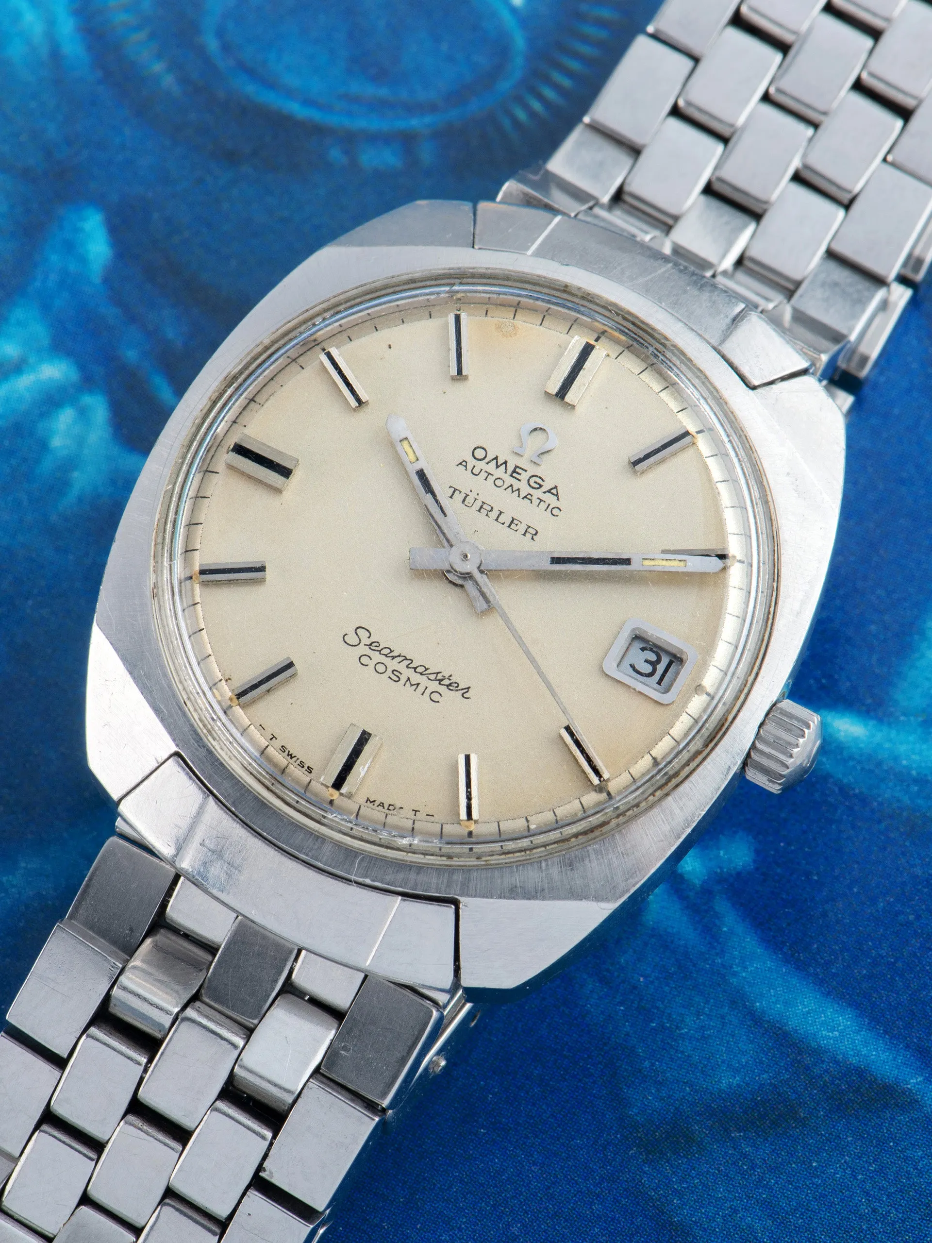 1970s Omega Seamaster Cosmic (Ref. 166.022) "Turler" Dial