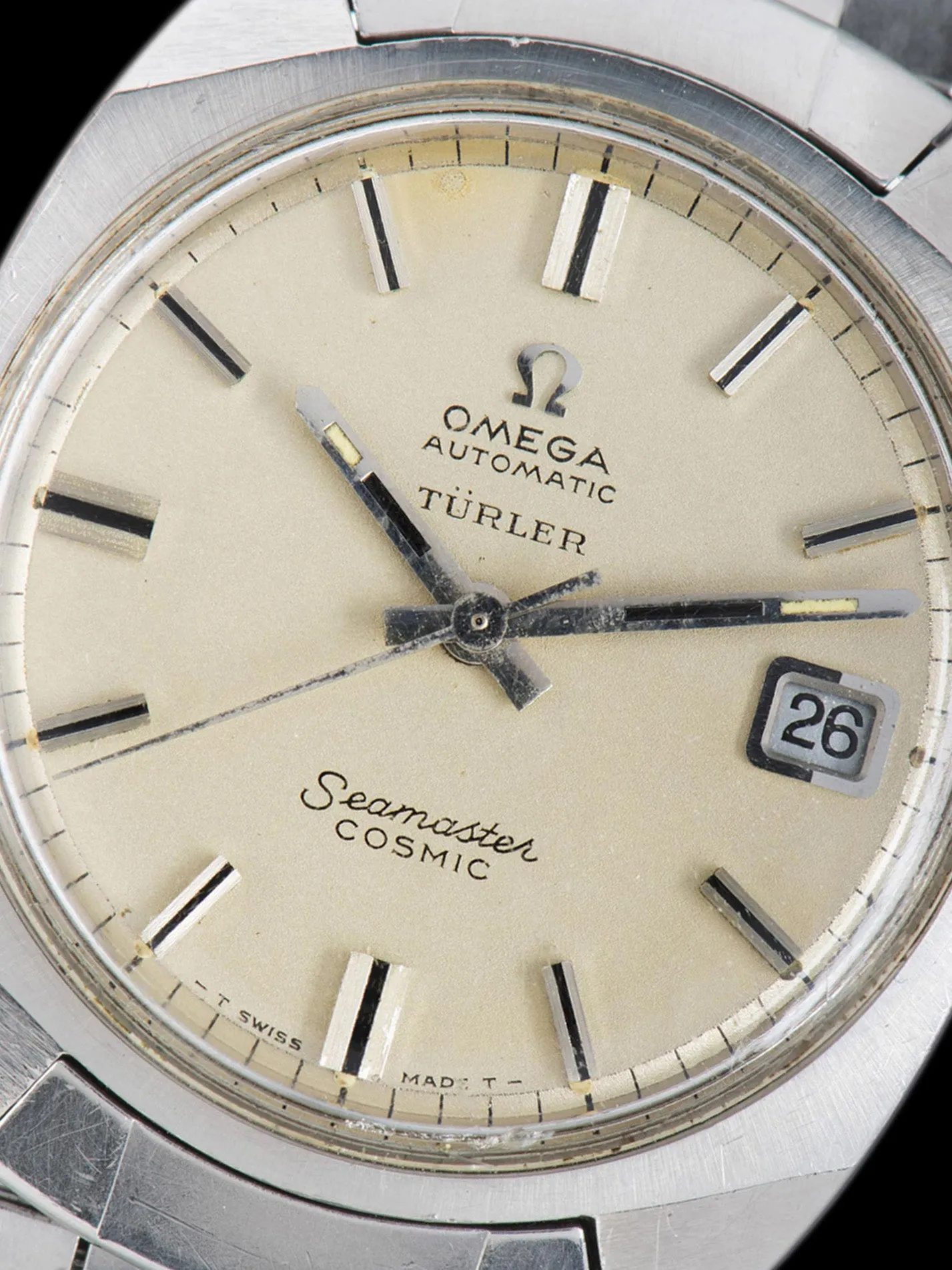 1970s Omega Seamaster Cosmic (Ref. 166.022) "Turler" Dial