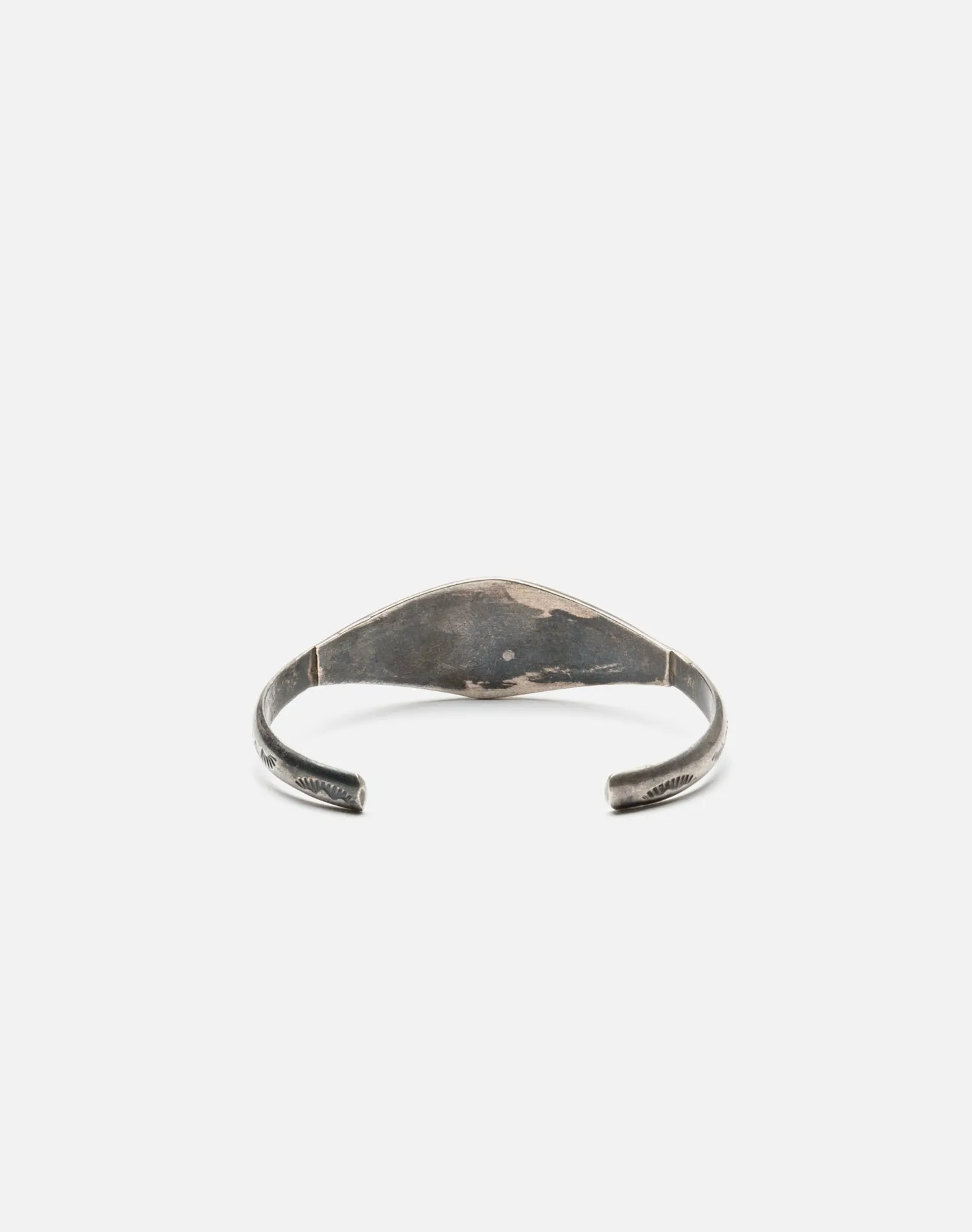 60s Zuni Inlaid Sunshine Sterling Silver Bracelet