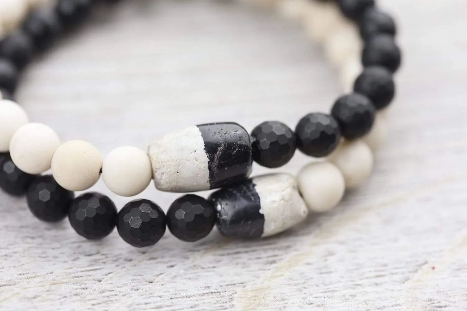 Ancient Dzi Synergy Bracelet