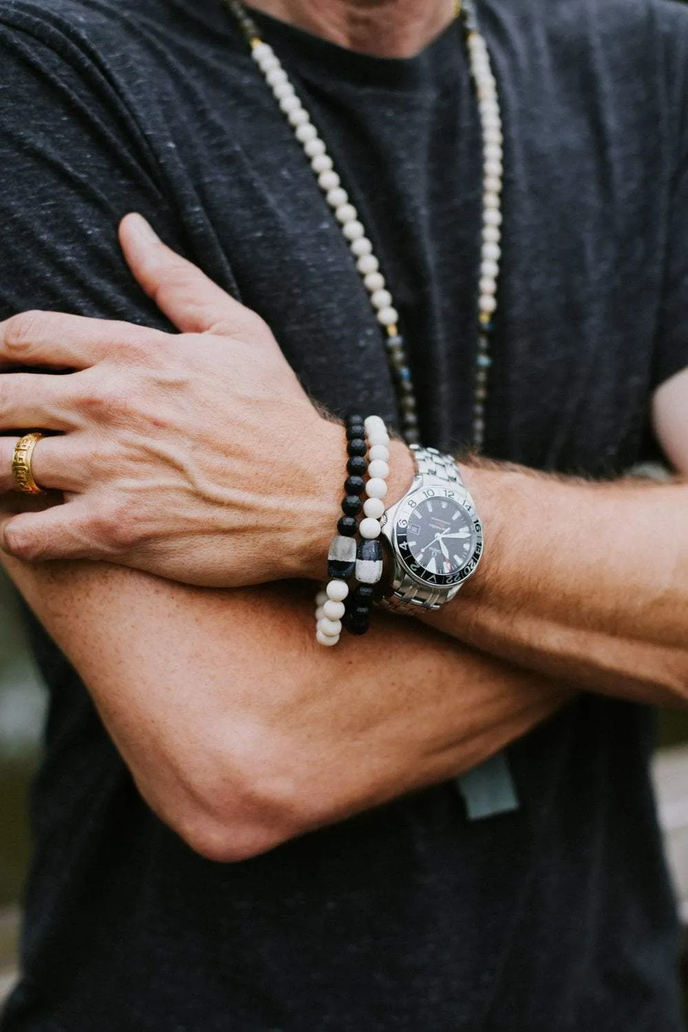 Ancient Dzi Synergy Bracelet