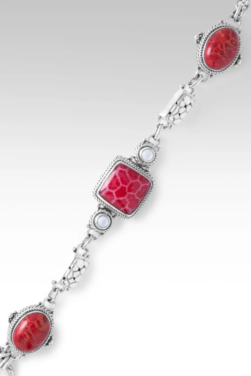 Believe Always Bracelet™ in Red Indonesian Coral