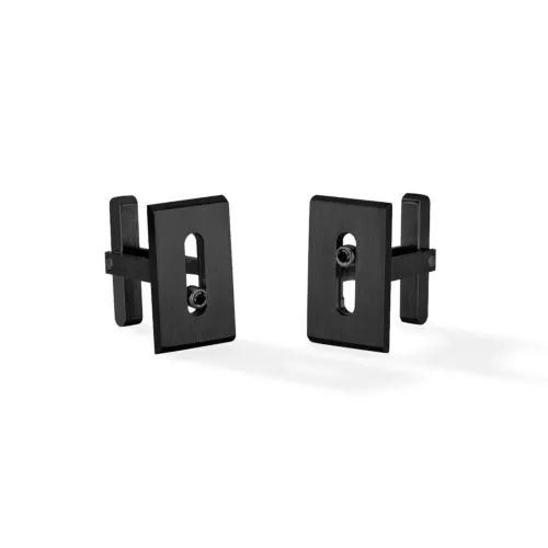 Black Titanium Diamond Cufflinks