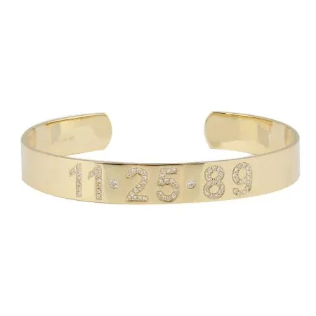 Block Letter Personalized Cuff