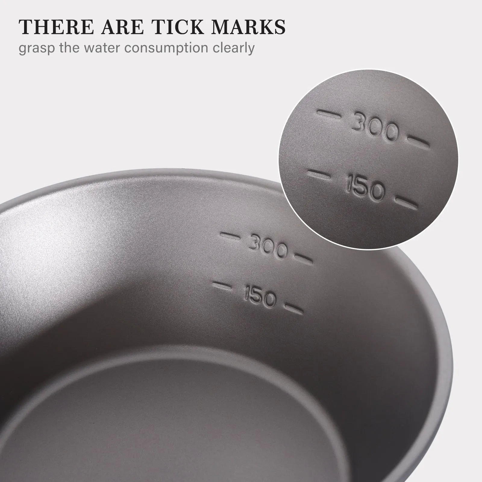 Boundless Voyage Titanium Sierra Cup Bowl with Handle Outdoor Camping Hiking Portable Mug Pan Tableware  450ml