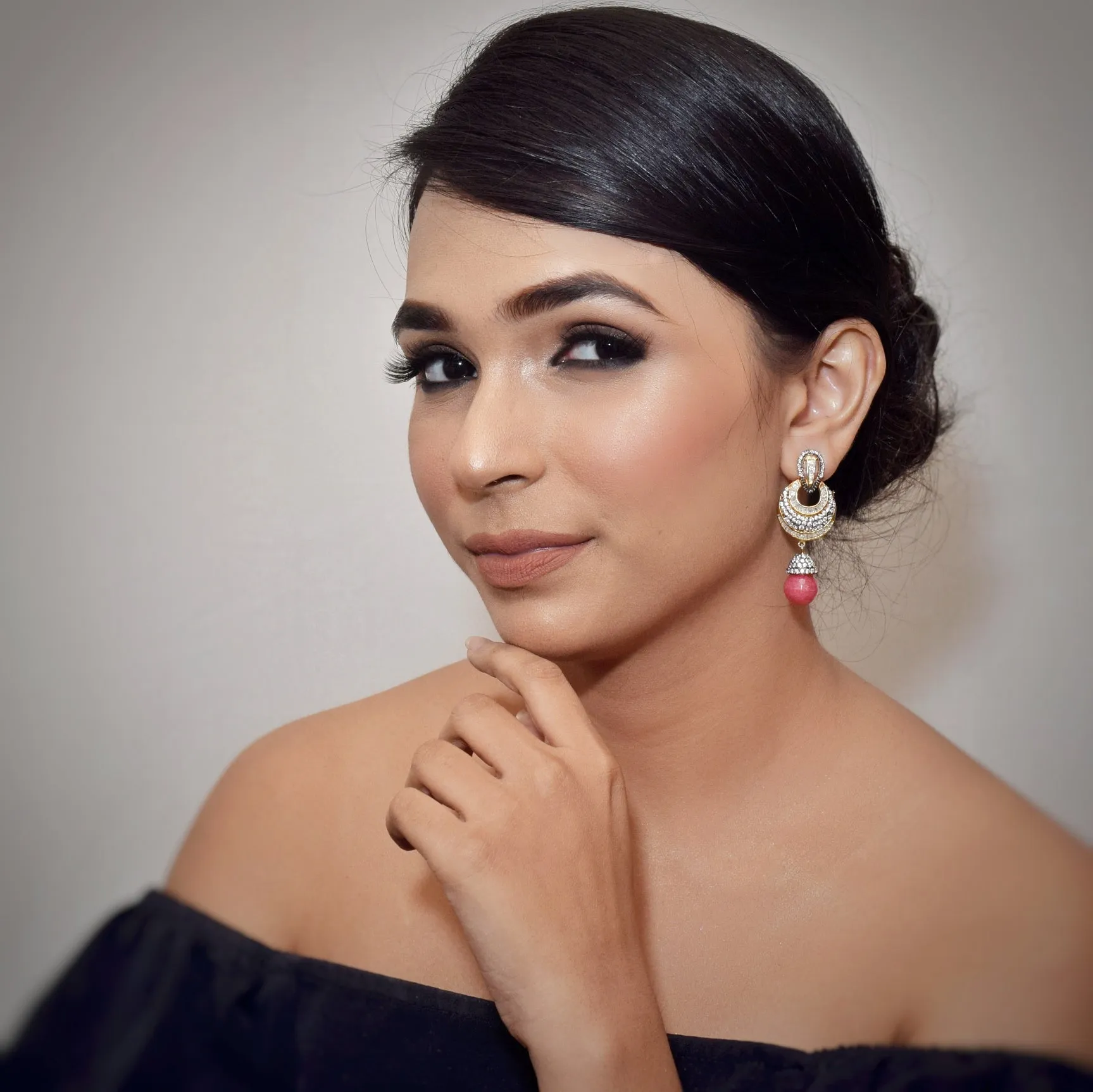 Chandbali Zircon/AD Earring 8917-100
