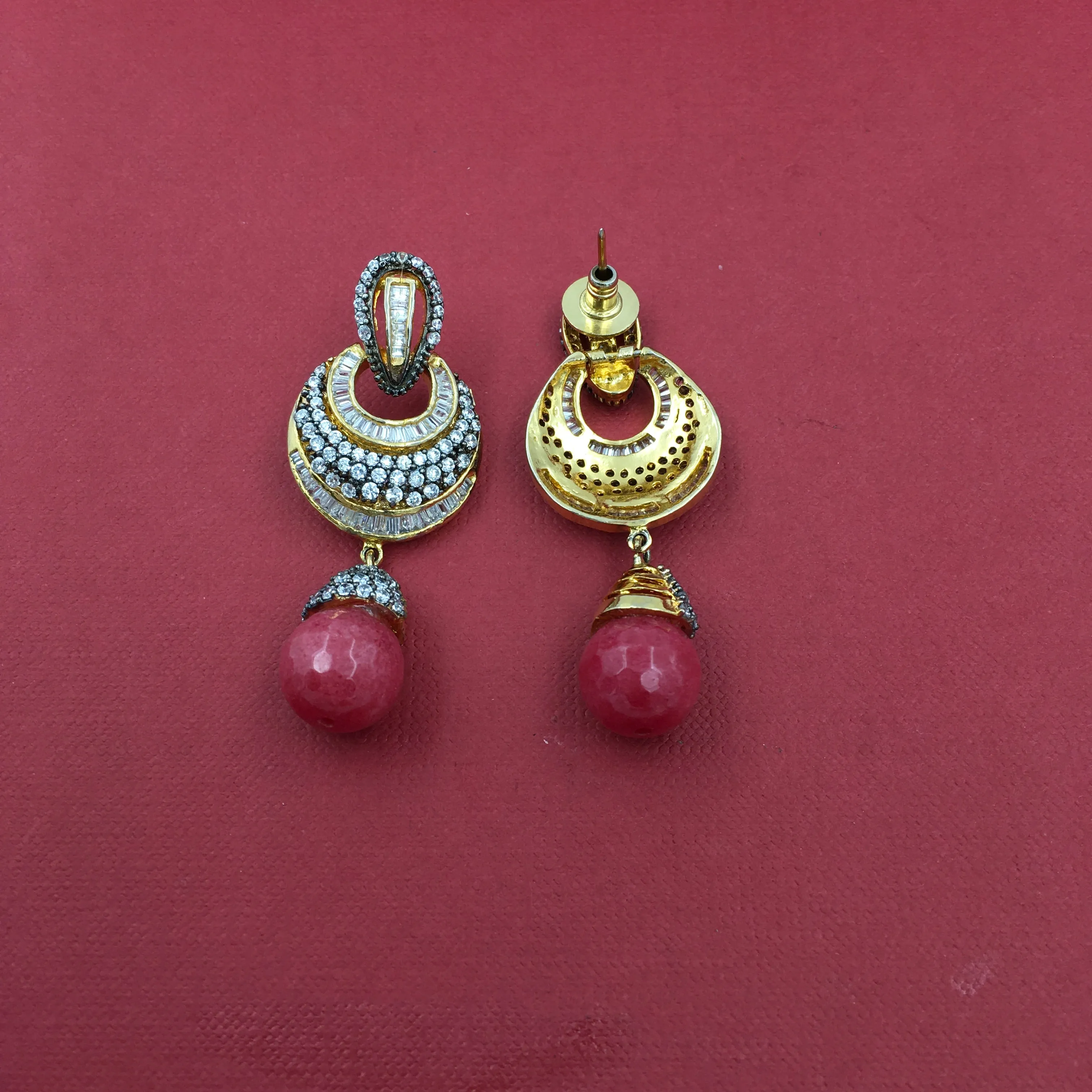 Chandbali Zircon/AD Earring 8917-100