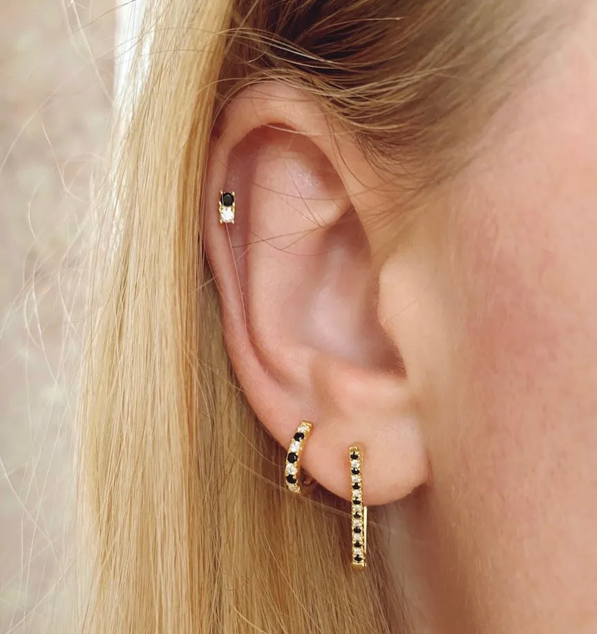 Claude stud earrings (gold or silver)