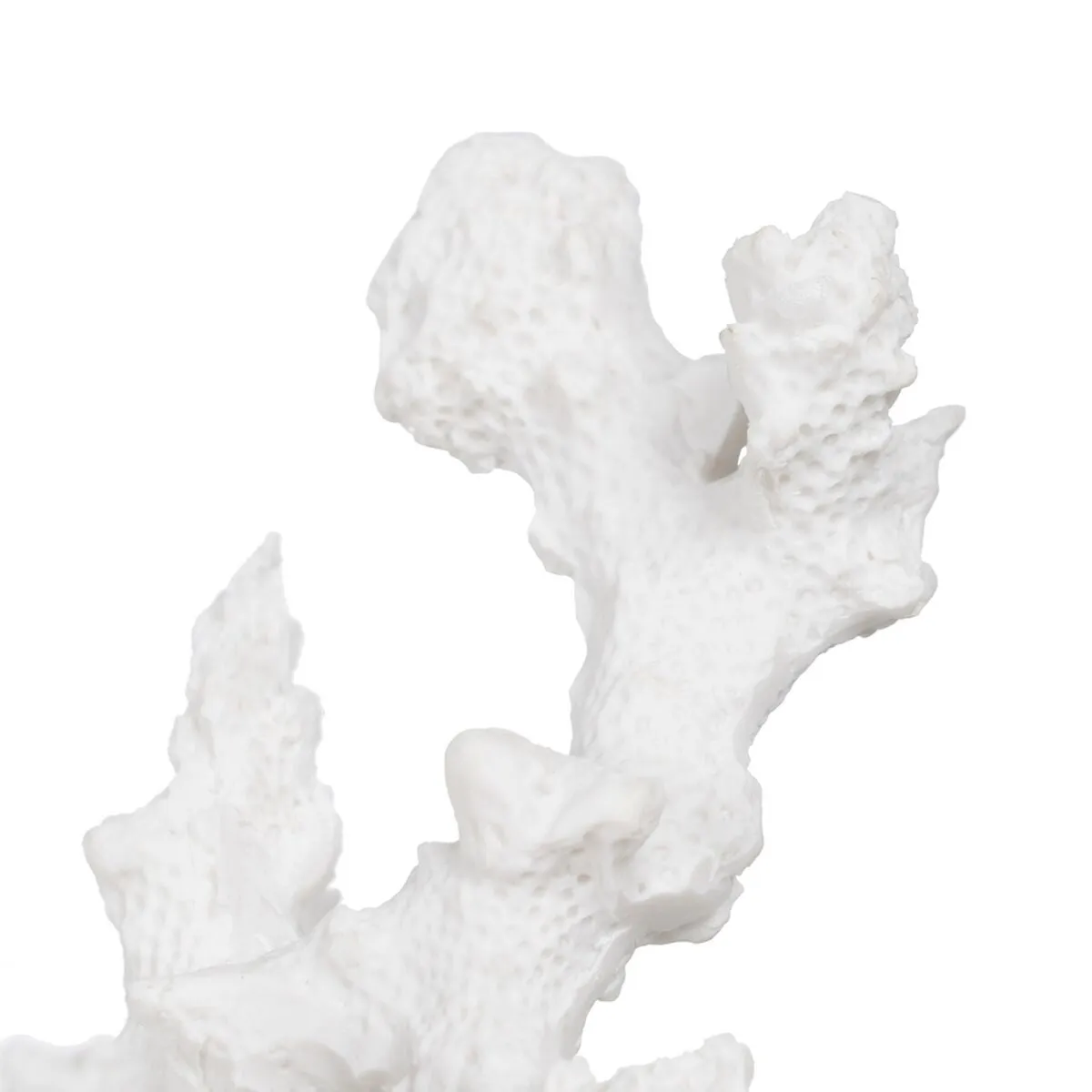 Decorative Figure White Resin Coral 17 x 17 x 20 cm