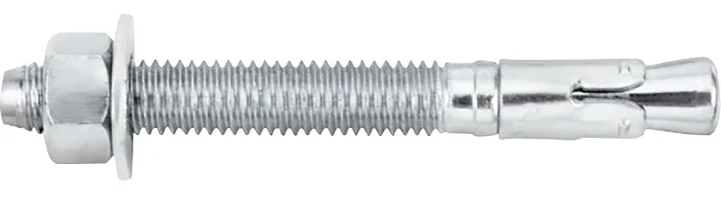 DeWALT Power-Stud 7420SD1 Wedge Anchor, 1/2 in Dia, 2-3/4 in OAL, Carbon Steel, Zinc :BX50: QUANTITY: 1