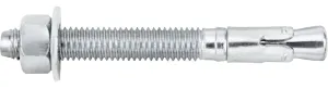 DeWALT Power-Stud 7420SD1 Wedge Anchor, 1/2 in Dia, 2-3/4 in OAL, Carbon Steel, Zinc :BX50: QUANTITY: 1