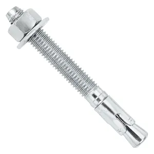 DeWALT Power-Stud 7433SD1 Wedge Anchor, 5/8 in Dia, 5 in OAL, Carbon Steel, Zinc :BX25: QUANTITY: 1