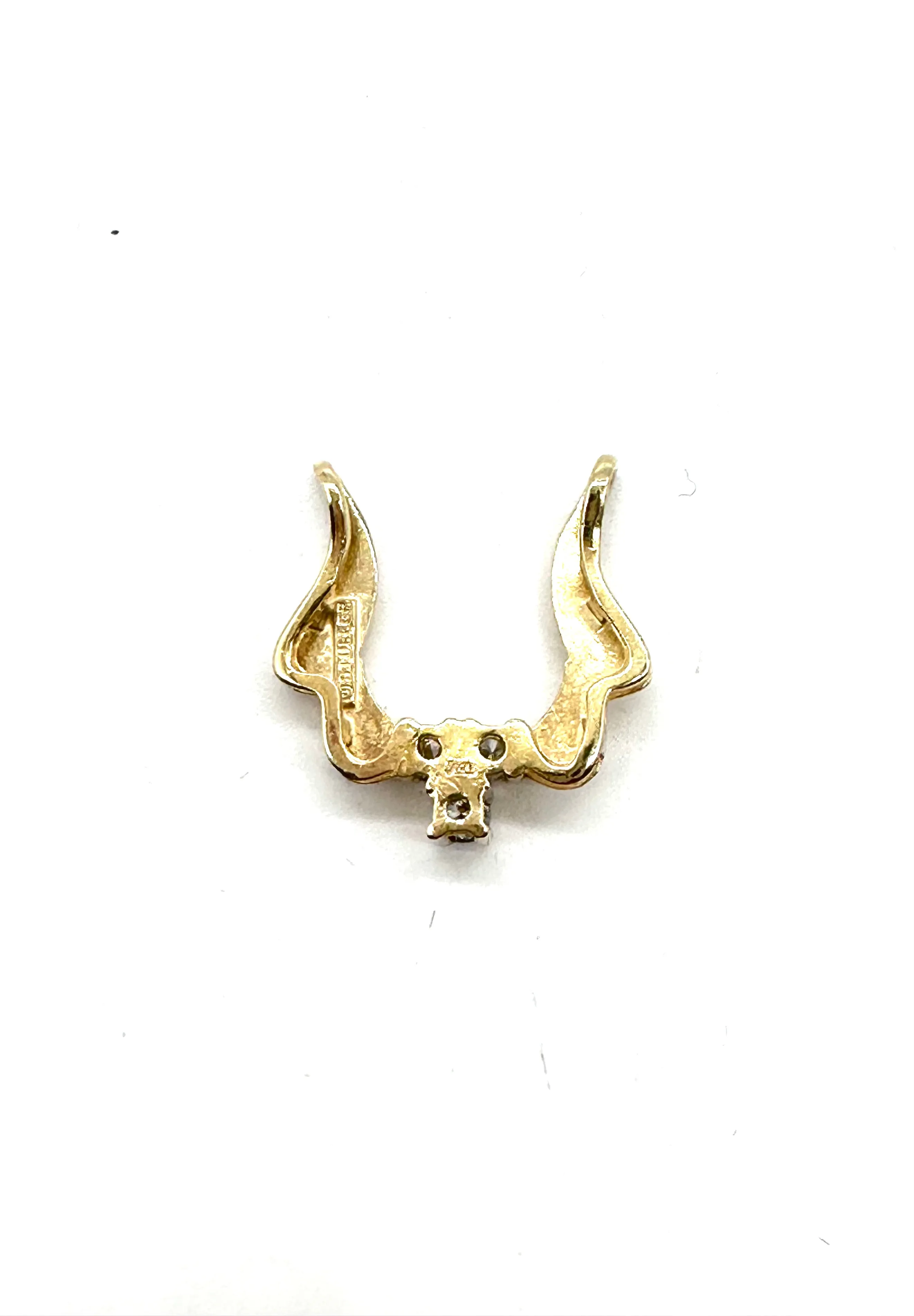 Diamond cluster slide pendant