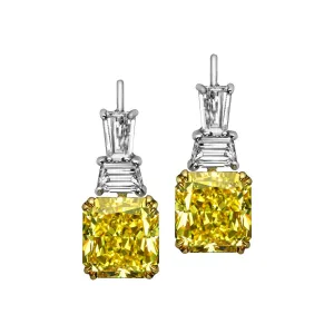 Diamond Dangle Earrings