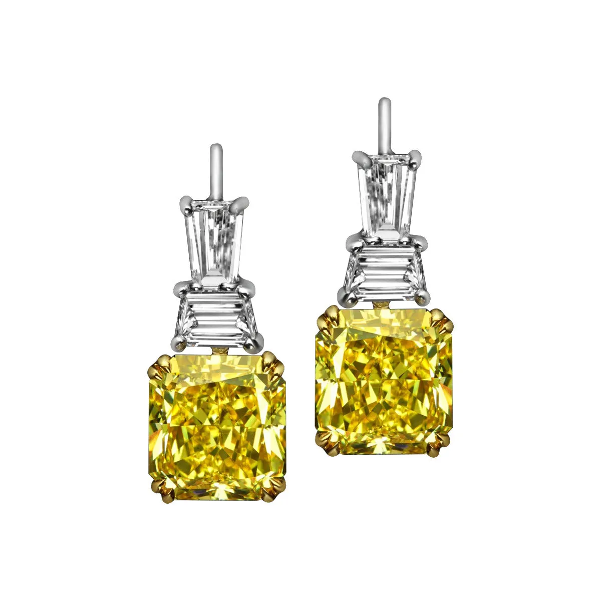 Diamond Dangle Earrings