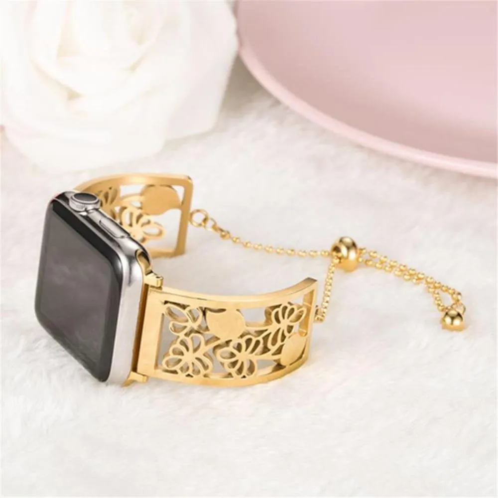 Diamond Strap For Watch 7 6 5 Stainless Steel Bracelet Watchband Belt