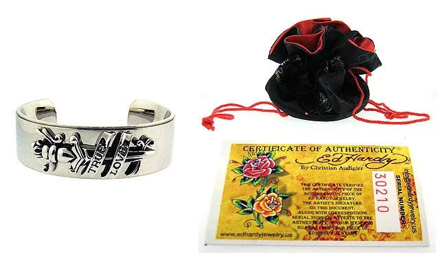 Ed Hardy® Stainless Steel True Love Cuff Bracelet