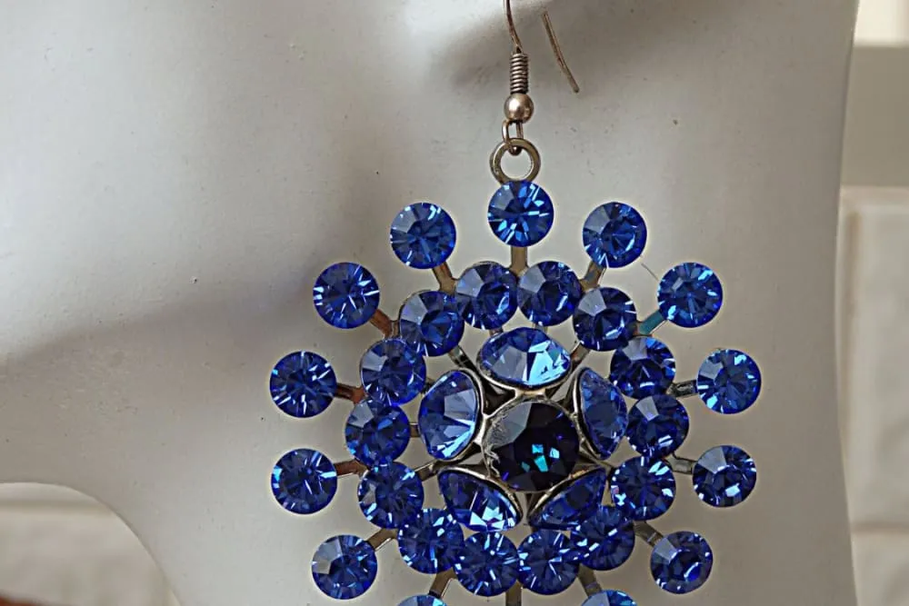Evening  crystal Rebeka earrings