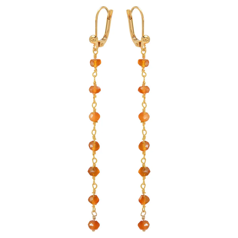 Falling Gemstone Earrings