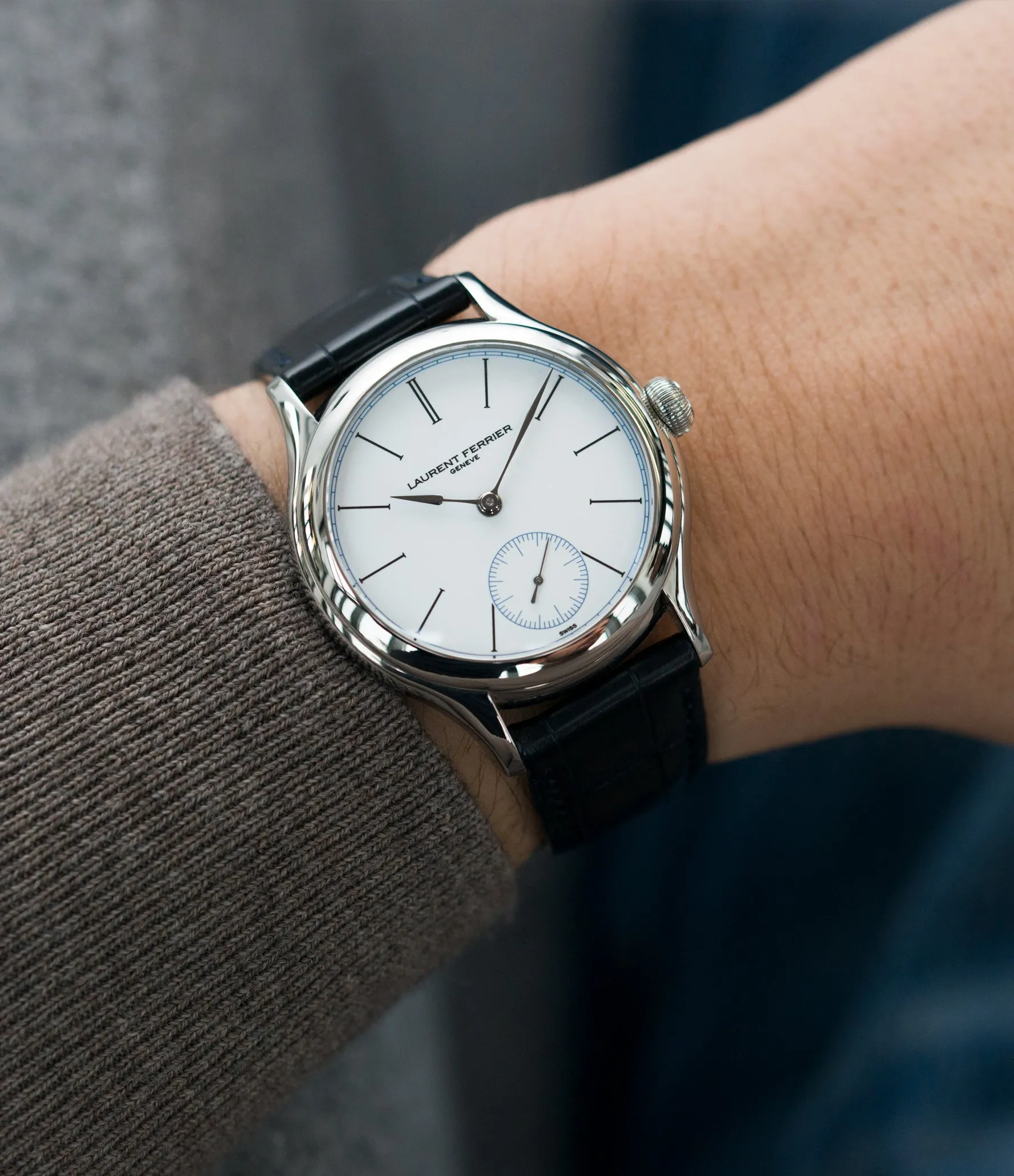 Galet Micro-rotor | Enamel Dial | Steel