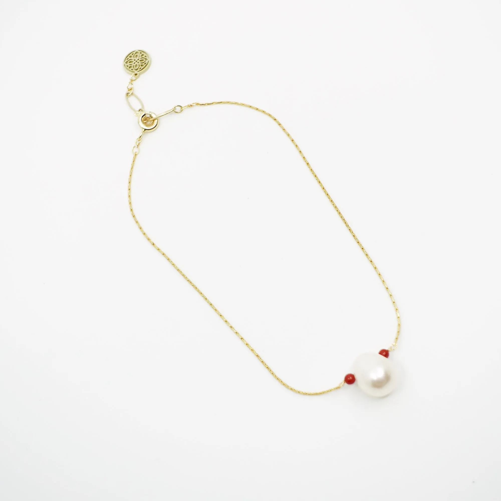 Gold Filled Fresh Water Pearl Anklet