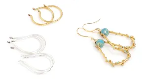 How to Make a Wire Wrapped Nunn Design Open Frame Earring