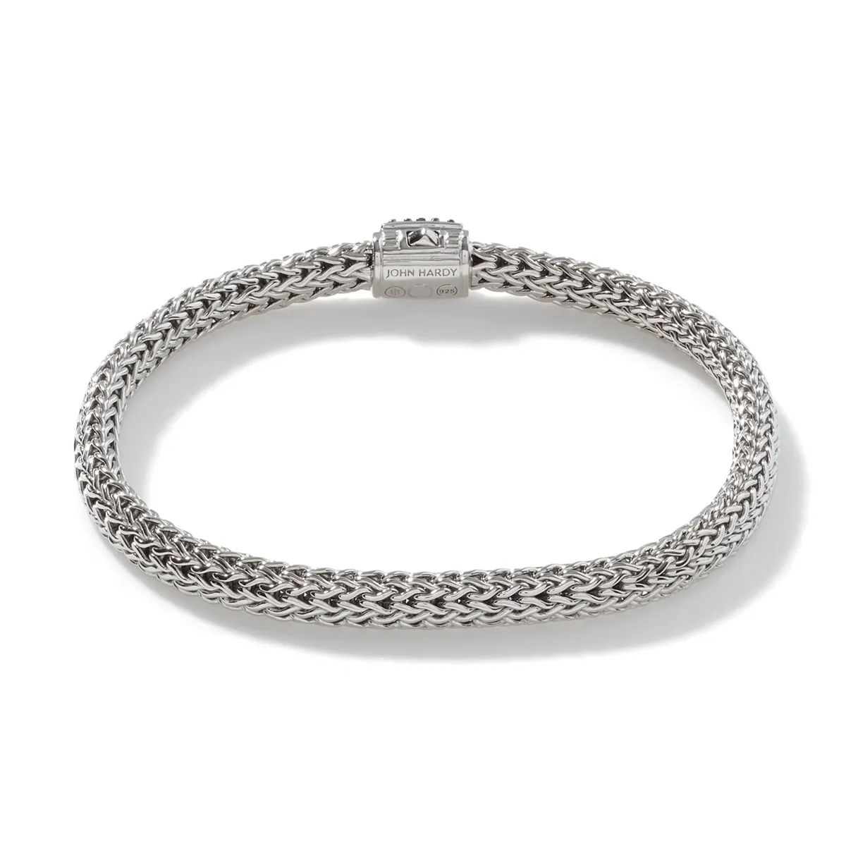 John Hardy Classic Chain Sterling Silver X-Small Bracelet with Blue Sapphire