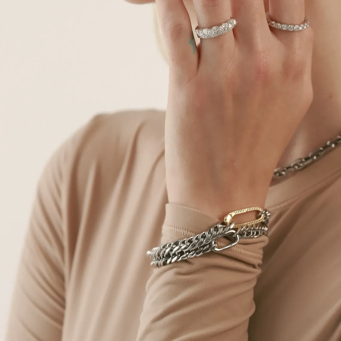 JUST CLICK PAVE BRACELET