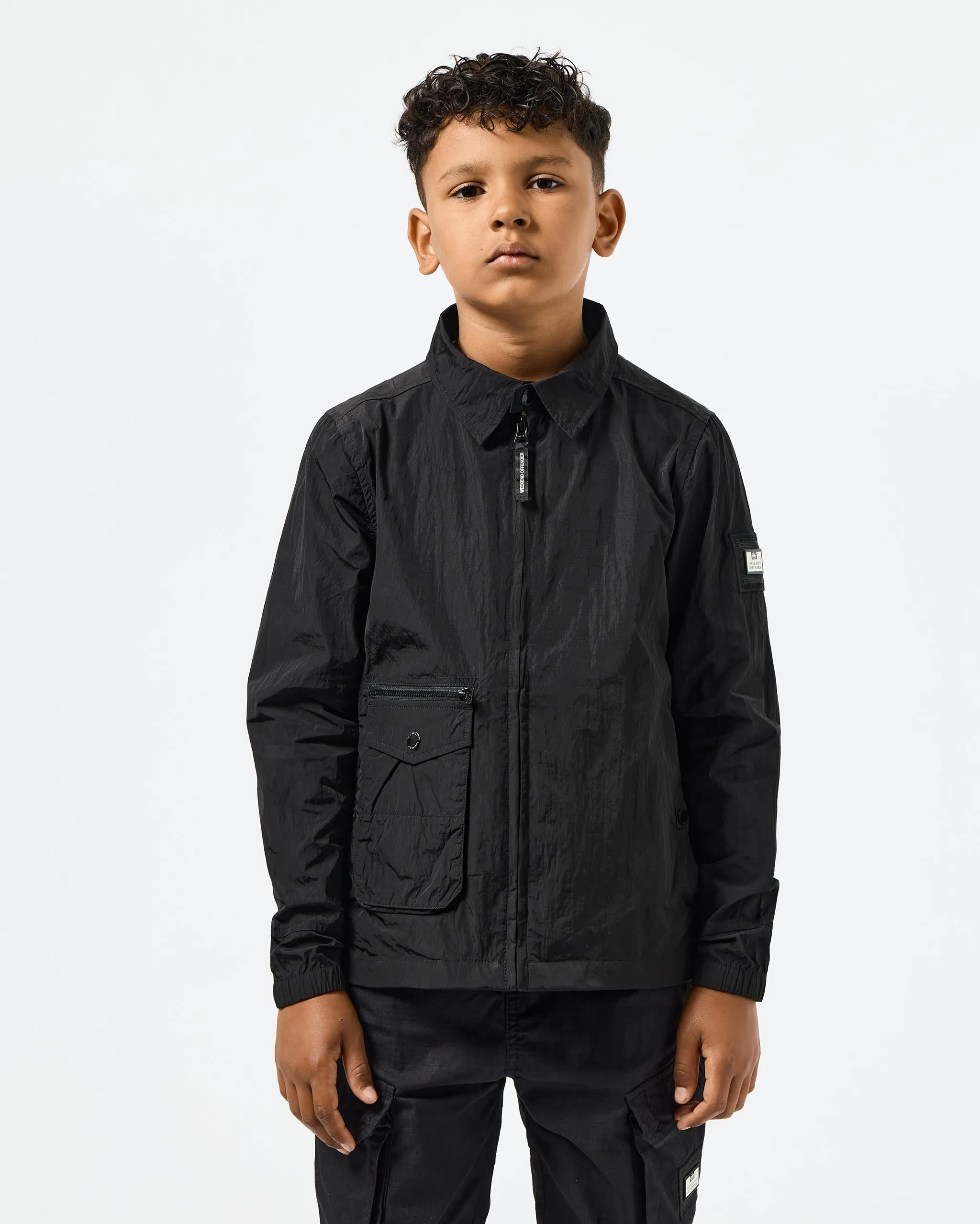 Kids Vinnie Over-Shirt Black