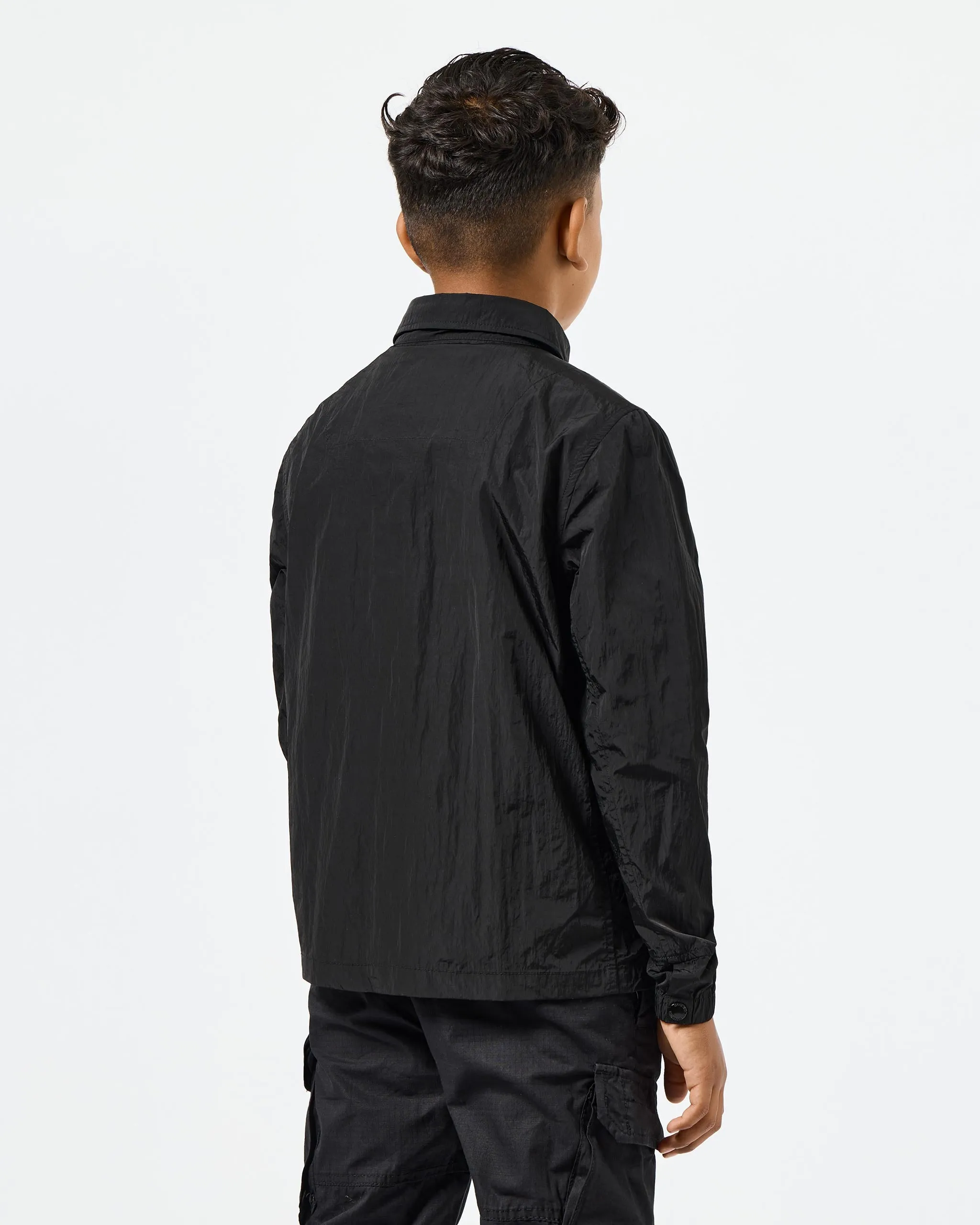 Kids Vinnie Over-Shirt Black