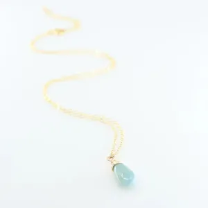 Milky Aquamarine Necklace