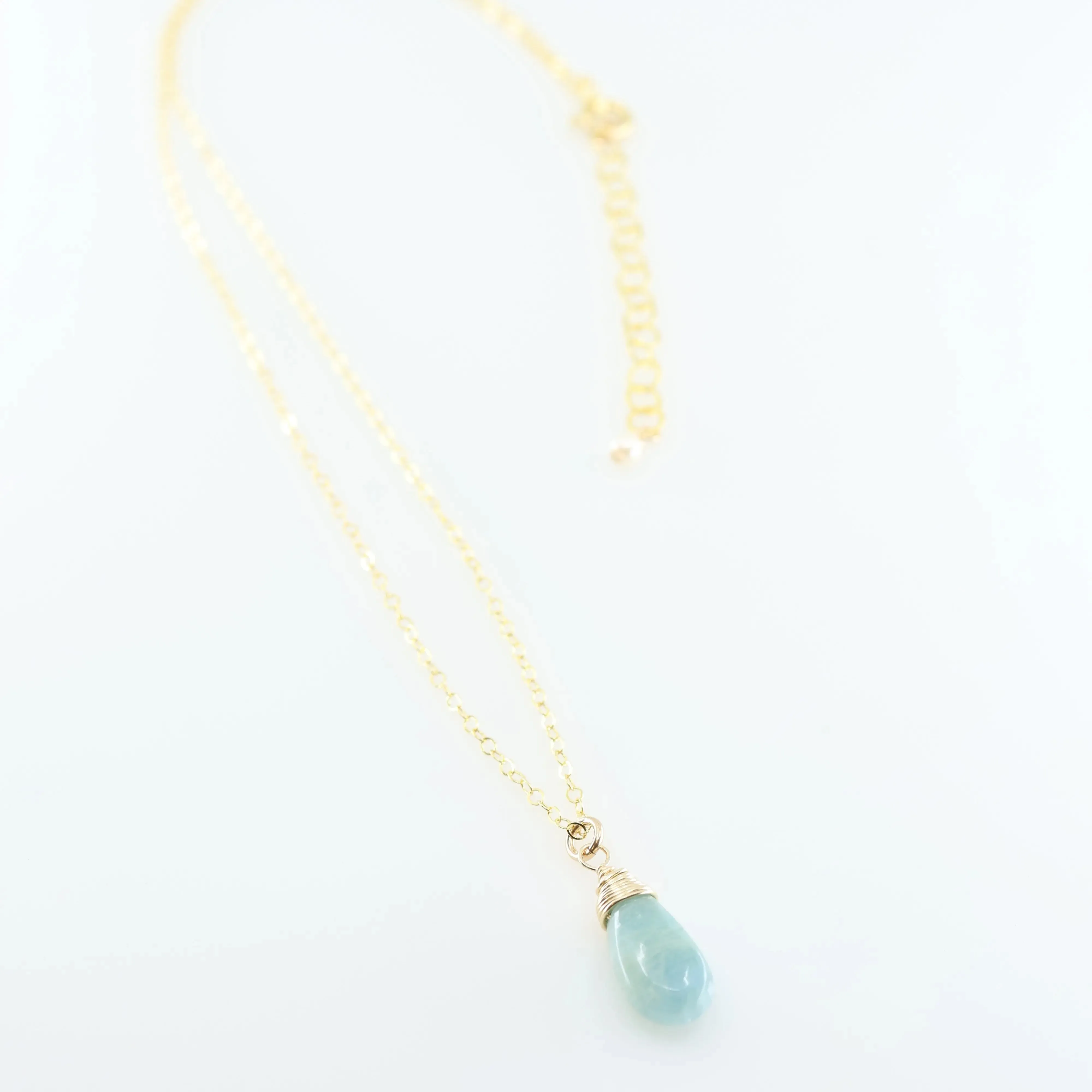 Milky Aquamarine Necklace