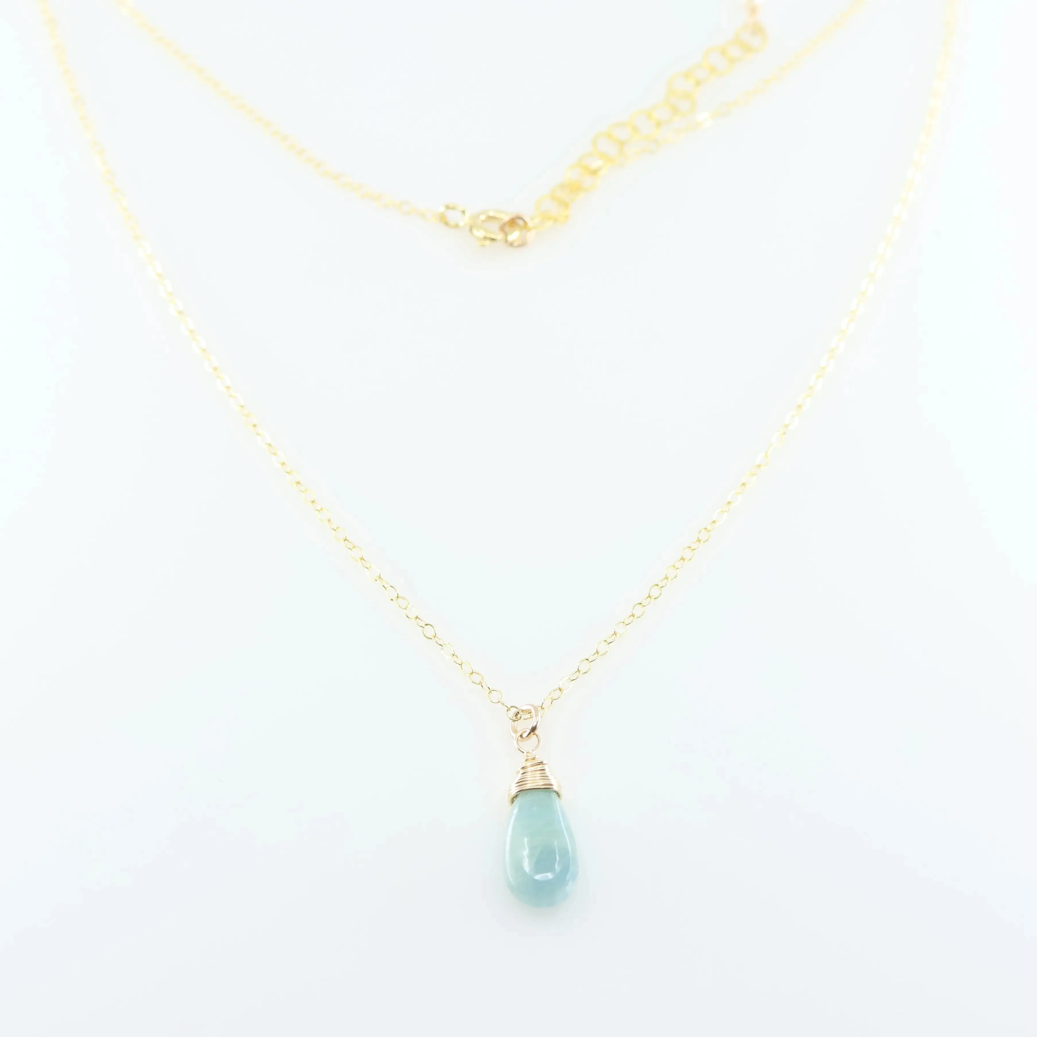 Milky Aquamarine Necklace