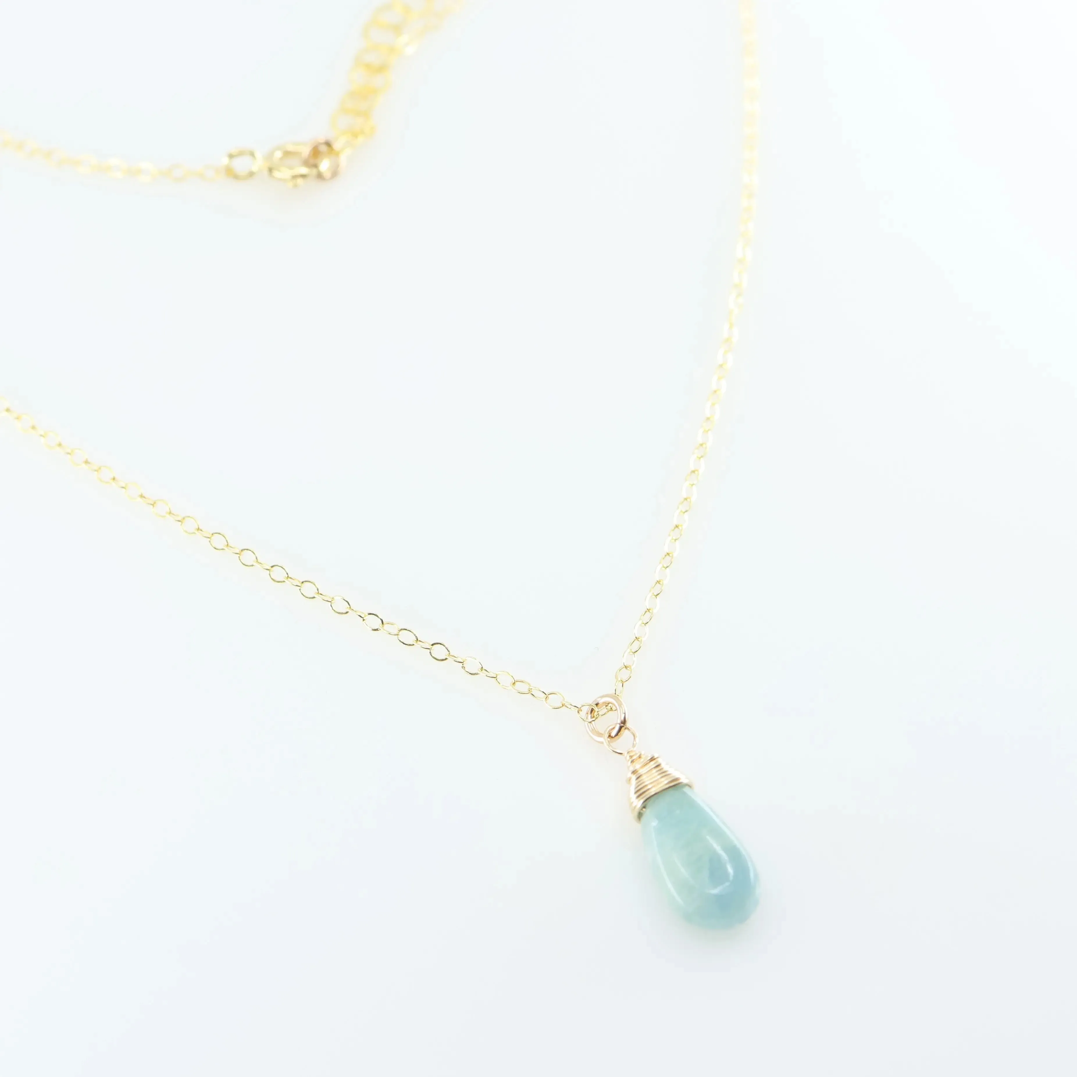 Milky Aquamarine Necklace