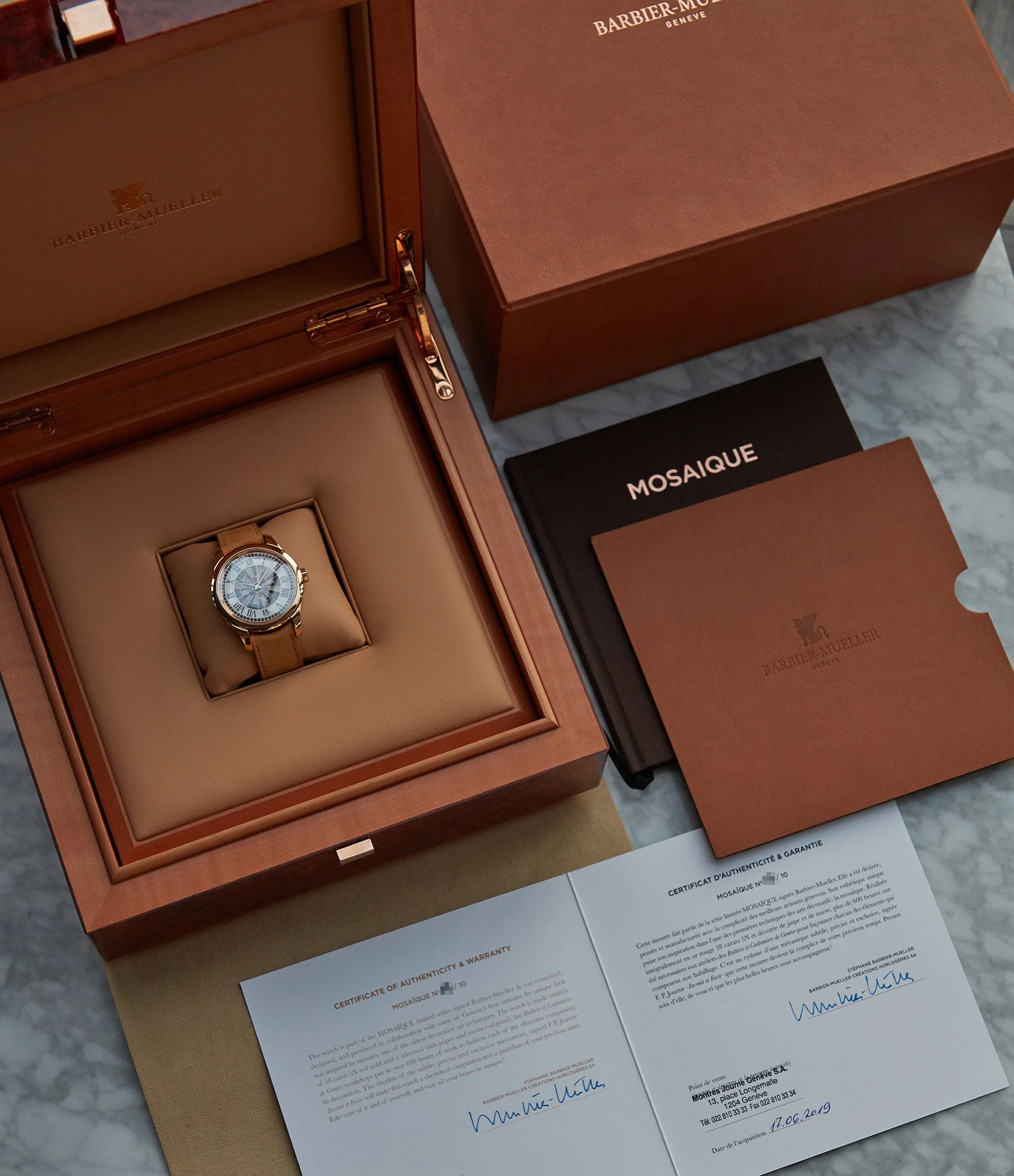 Mosaïque XX/10 | Rose Gold
