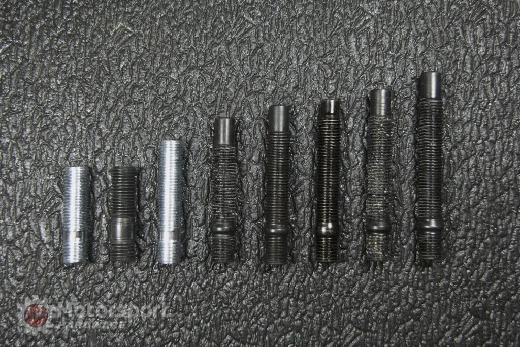 Motorsport Hardware 5-Lug (12 x 1.5 Thread) 90mm Black Race Stud Kit 12 x 1.5 (BMW E Series)