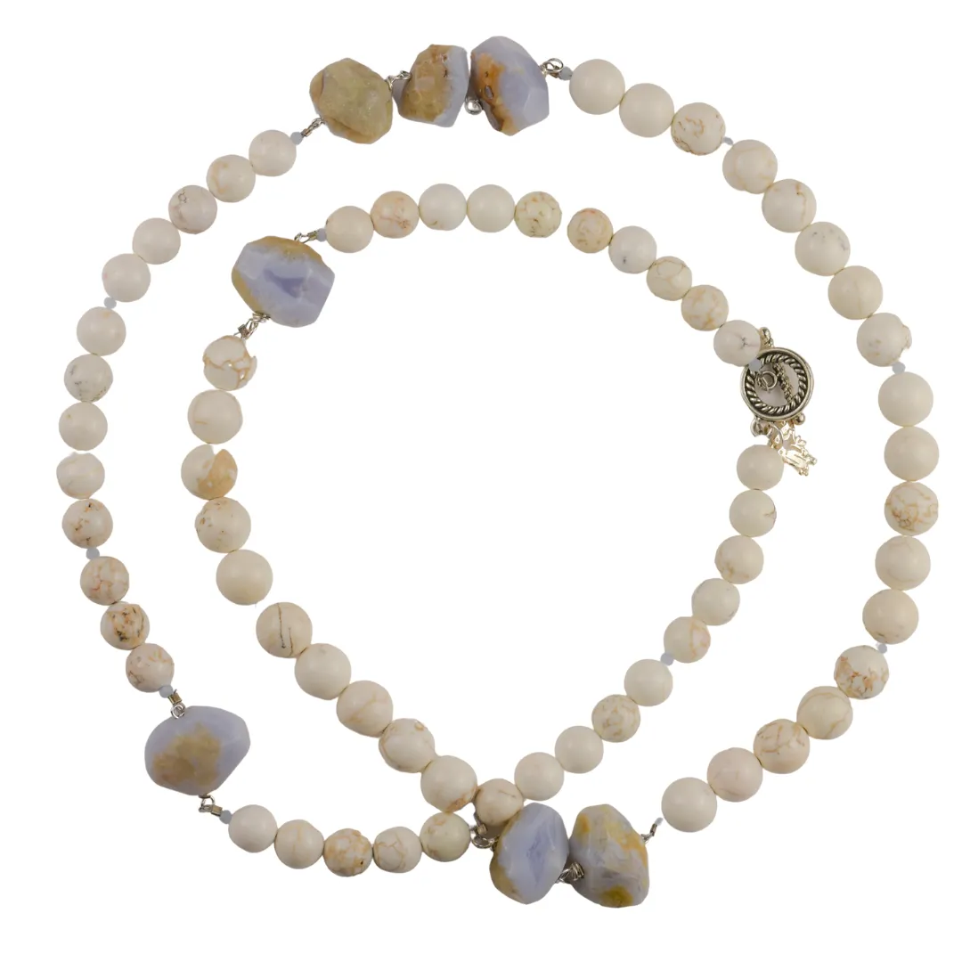 Red Coral and Baroque Pearl Necklace