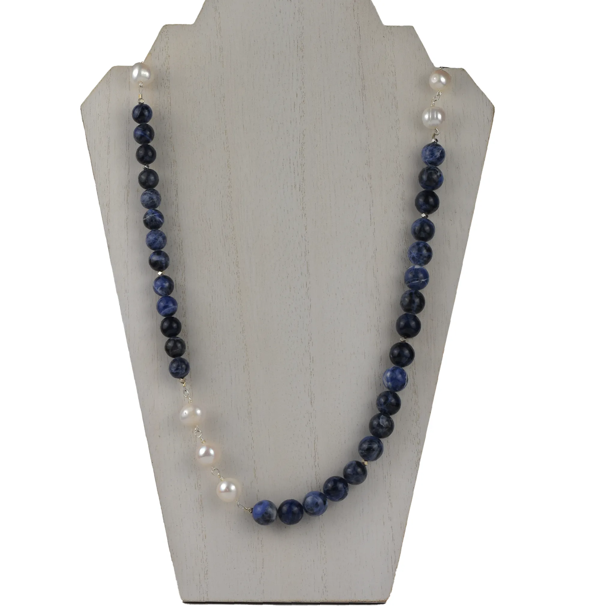 Red Coral and Baroque Pearl Necklace