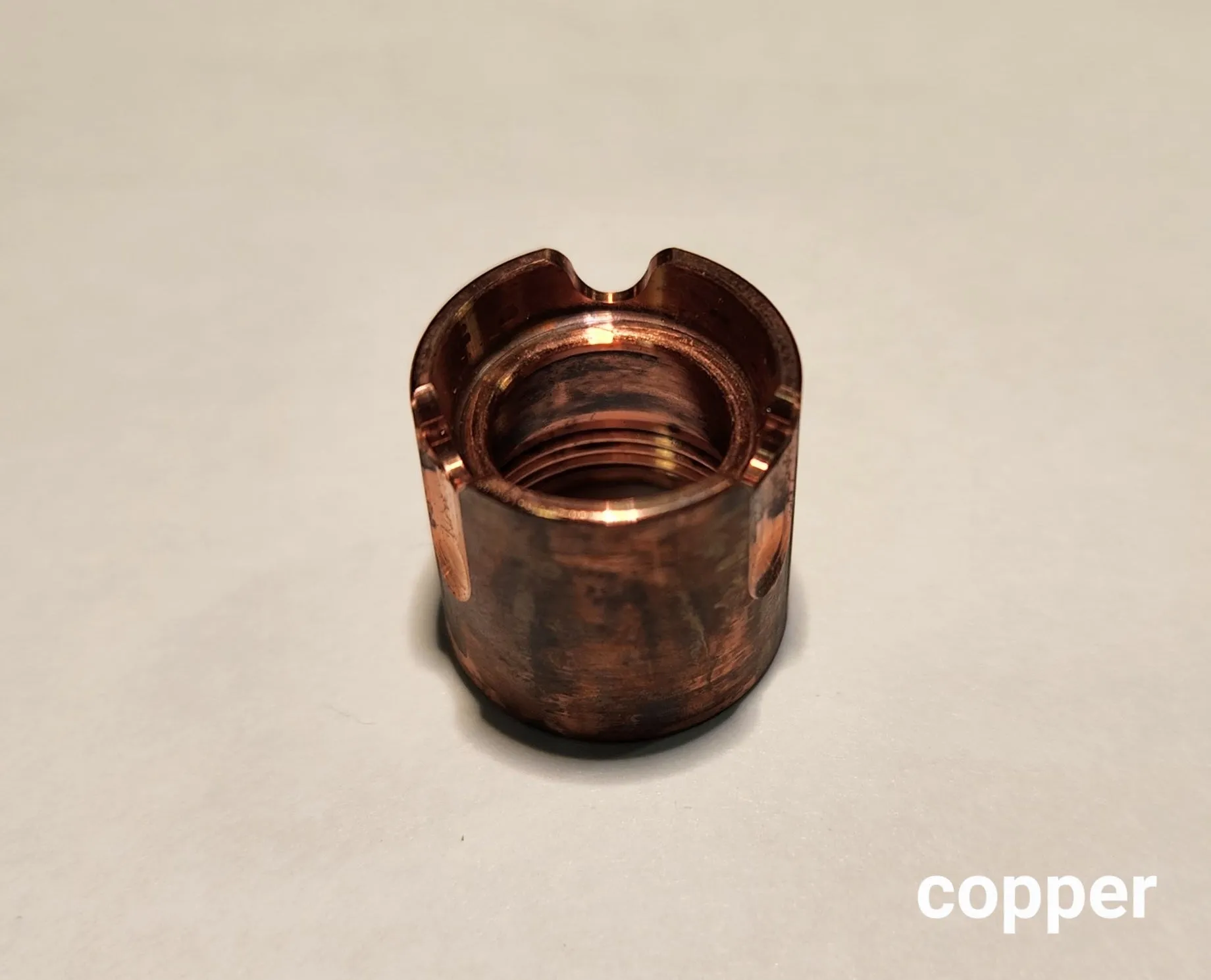 Reylight Pineapple Mini Titanium Copper or Brass *** NEW TAIL CAP ONLY ***