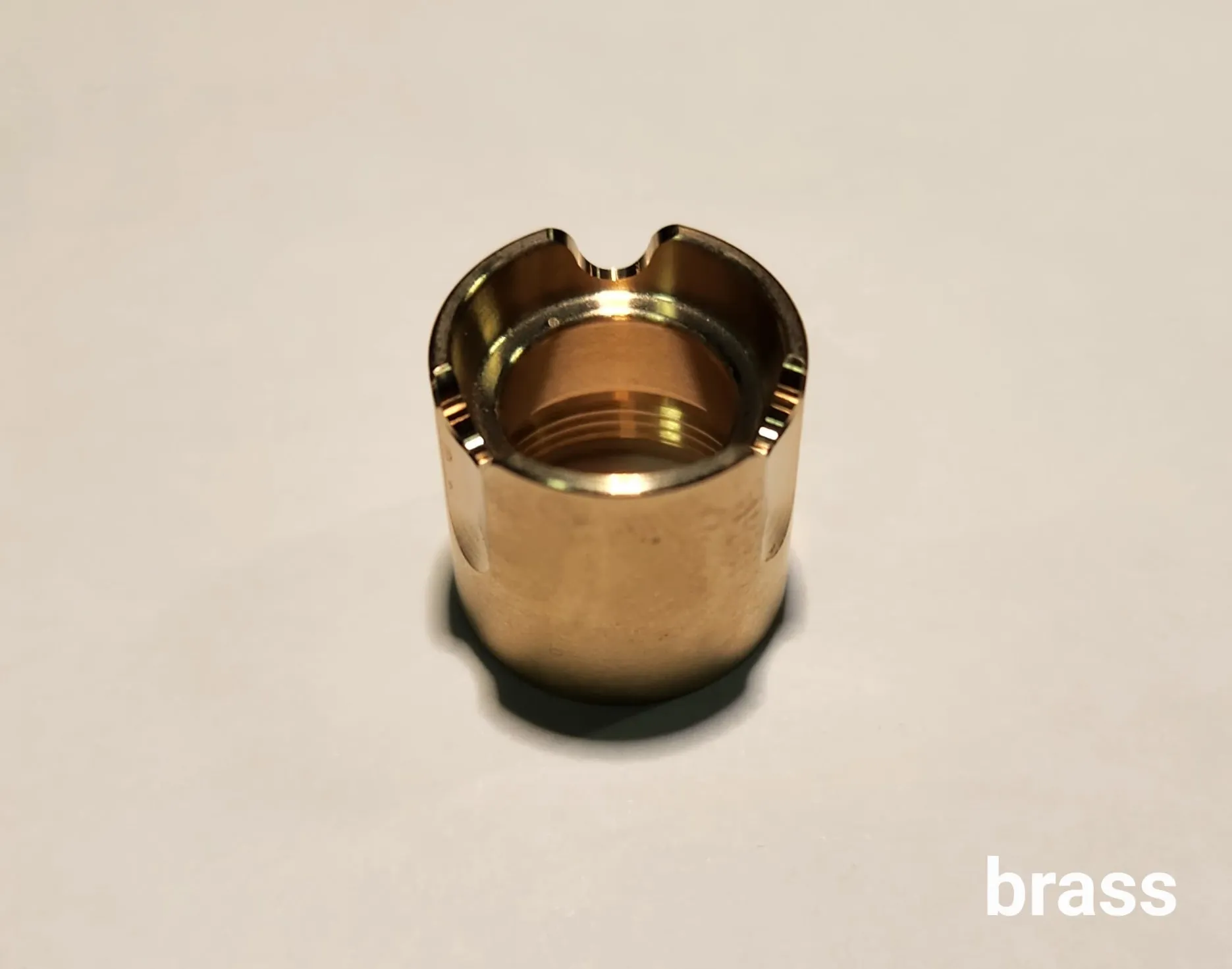 Reylight Pineapple Mini Titanium Copper or Brass *** NEW TAIL CAP ONLY ***