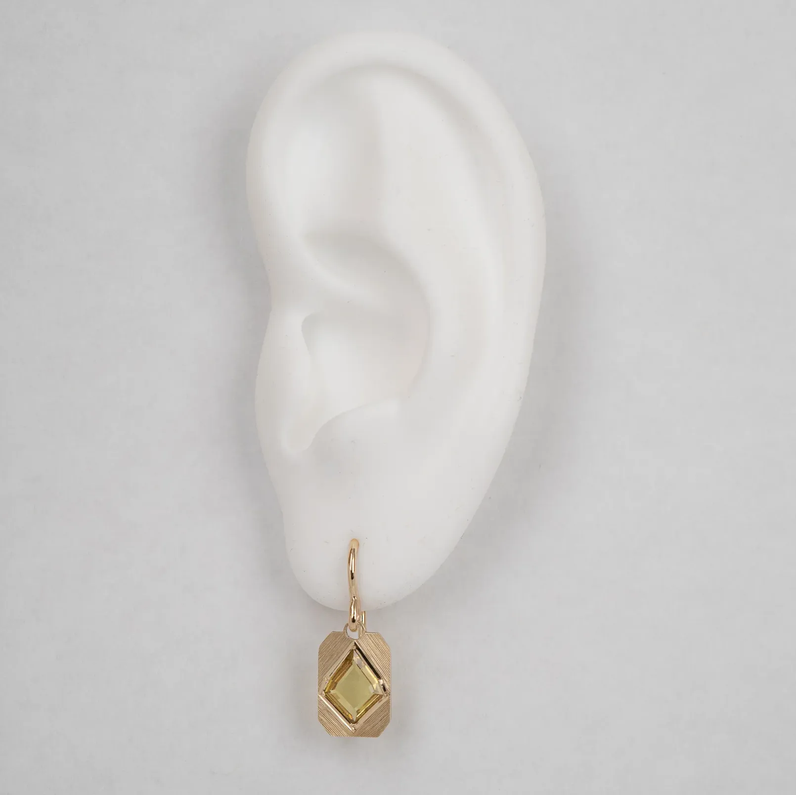 Sapphire Portrait Cut Earrings