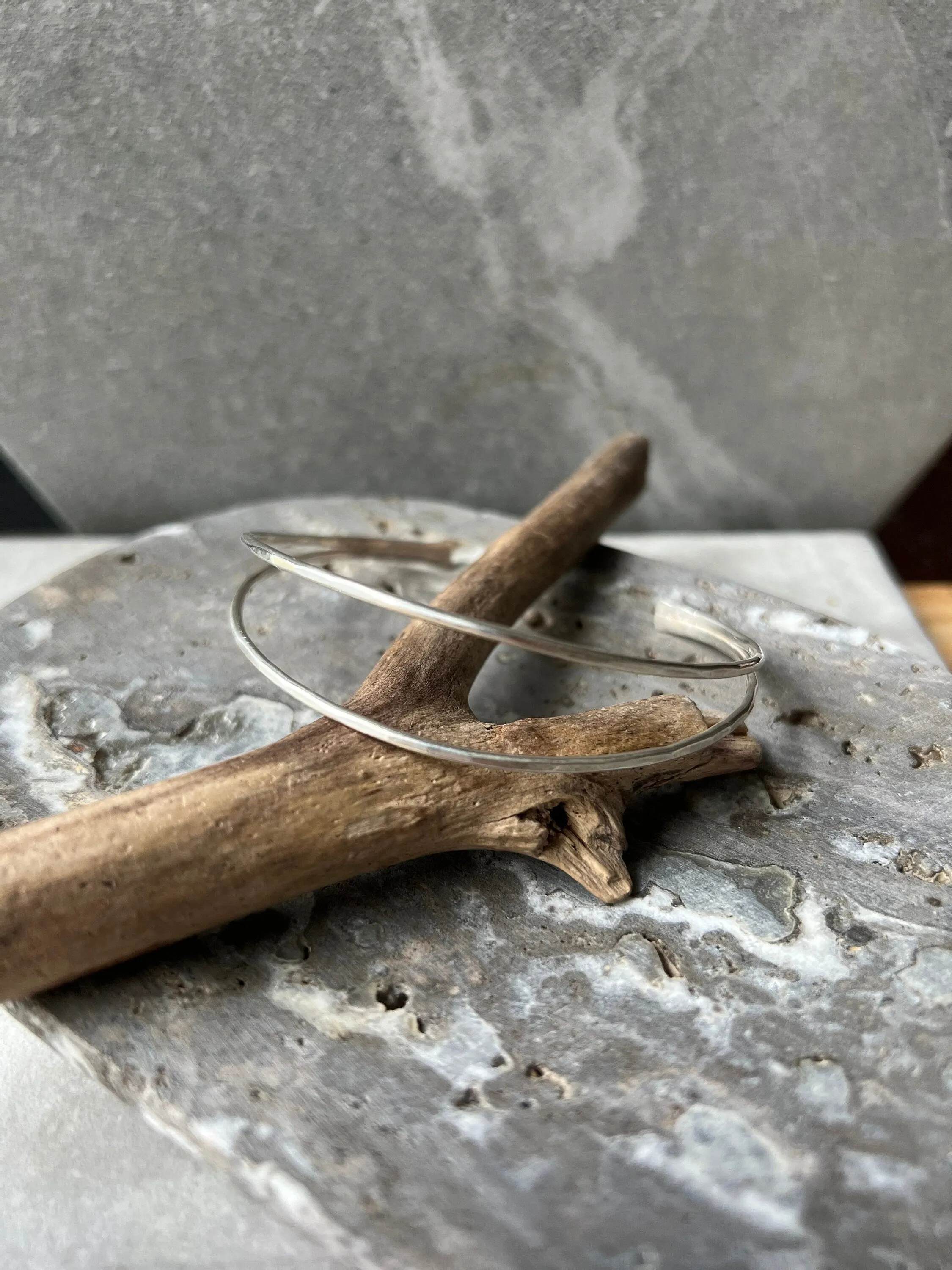 Serena Double Cuff Bracelet, Sterling Cuff Bracelet