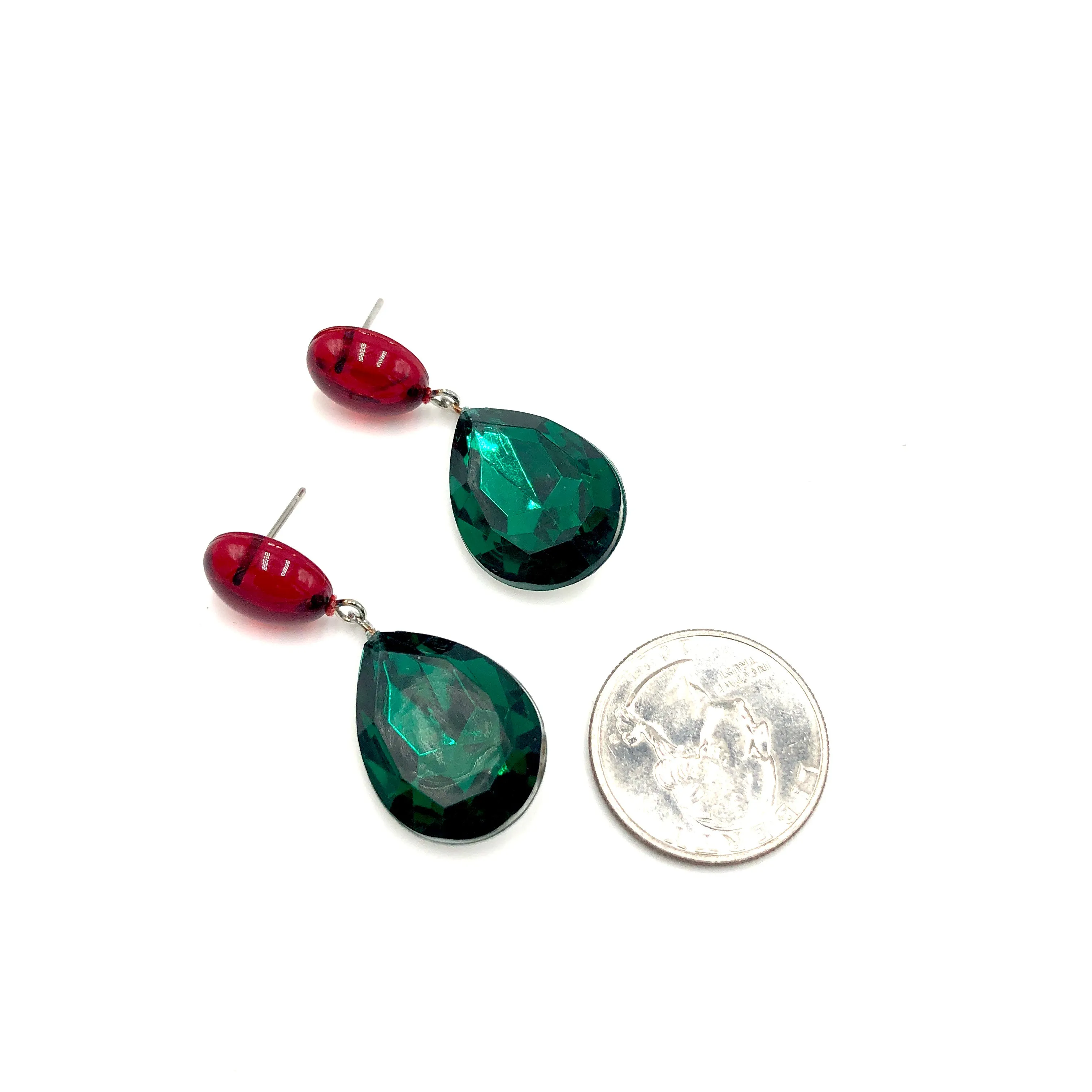 Shine On Pear Drop Earrings