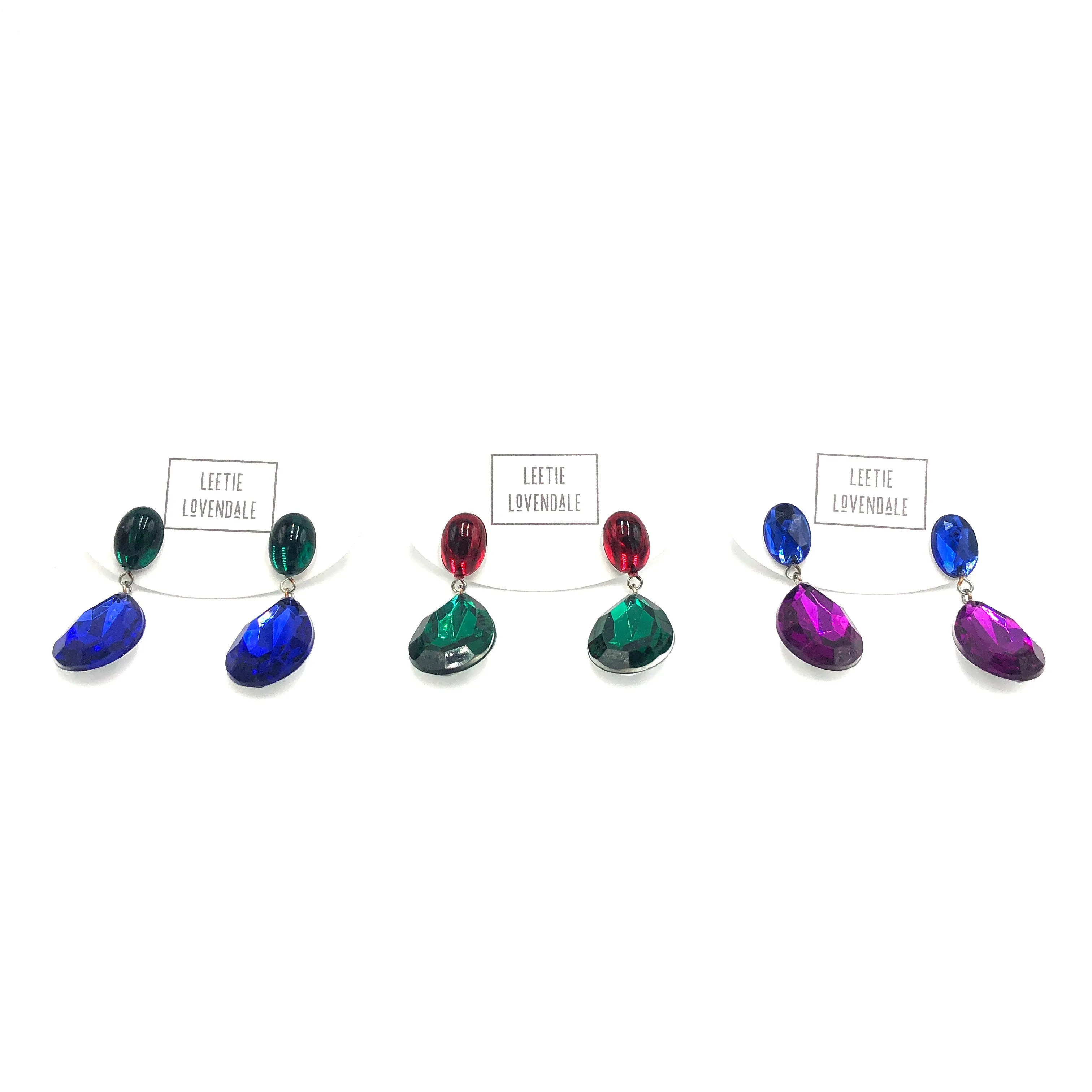 Shine On Pear Drop Earrings