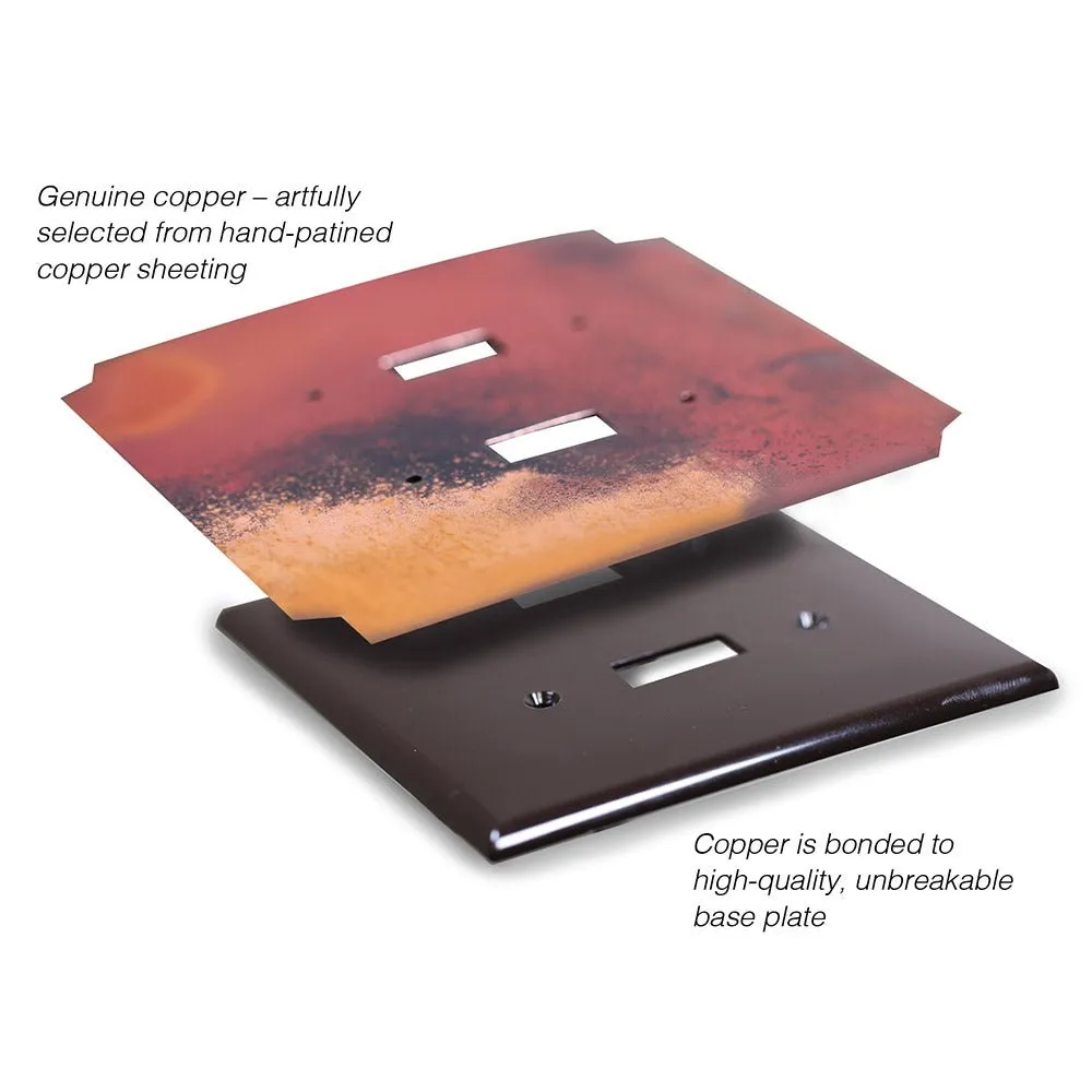 Sierra Copper - 1 Cable Jack Wallplate