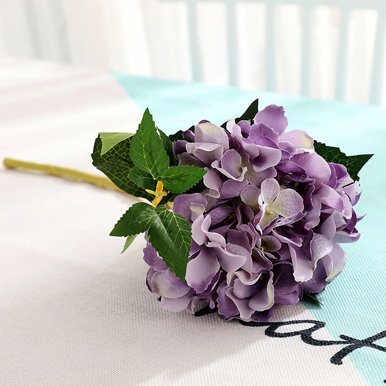 Silk Hydrangea Individual Stem Artificial Flower