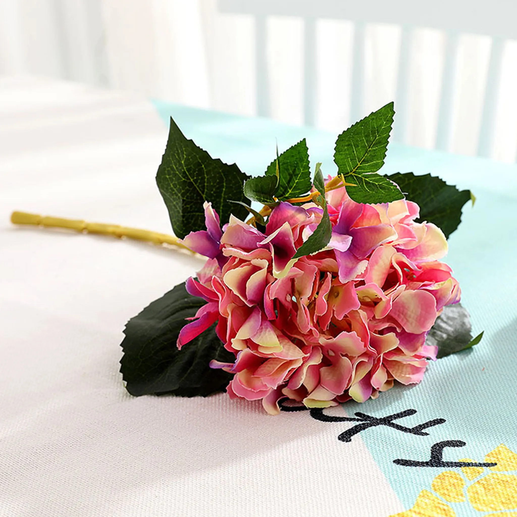 Silk Hydrangea Individual Stem Artificial Flower